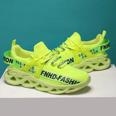 SHOWLU FASHION STORE Green 006KJ / 41 / CHINA Fashion Blade Running Shoes Unisex Original Yellow Men's Designer Shoes Summer Casual Sneakers Breathable Women's Sports Shoes