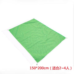  Showlu Fashion Store Green -150*200cm(Send ground nails) Sand Free Mat New Arrival Magic Sand Leakage Beach Mat Outdoor Oversized Camping Seaside Travel Beach Mat