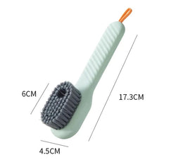 SHOWLU FASHION STORE Green Cleaning Brush Soft Bristled Liquid Shoe Brush Long Handle Brush Clothes Brush Shoe Clothing Board Brush Household Cleaning Tool