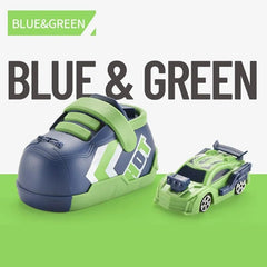  Showlu Fashion Store green Creative Catapult Car Toys. Ejection Super Racing Car Ejection Running Shoes Inertia Vehicle Competitive Toys for Children