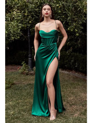  Showlu Fashion Store Green / M Elegant Off Shoulder Evening Dress