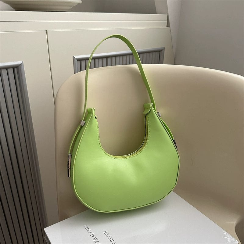 SHOWLU FASHION STORE Green Retro Ins Online Influencer Fashion Popular Shoulder Underarm Bag