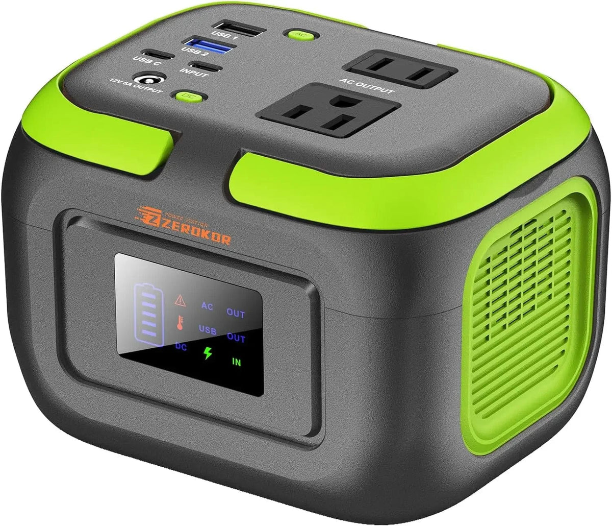 SHOWLU FASHION STORE Grey Green / United States Portable Power Station Portable Generator  Portable Power Pack with AC Outlet External Lithium Battery Pack with USB C Input