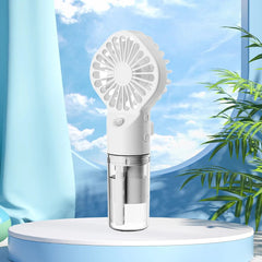  Showlu Fashion Store Handheld Mini Air Conditioner USB Rechargeable Portable Humidifier Mist Cooler Cooling Spray Humidifier Fan for Home/Office/Dorm