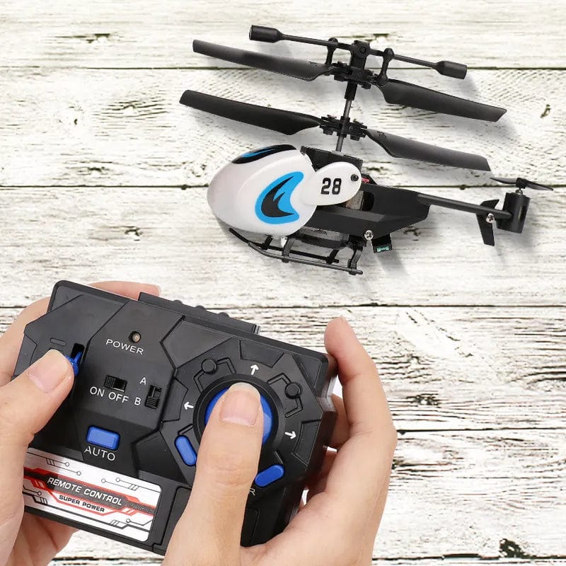  Showlu Fashion Store High quality 3.5-channel color mini remote control helicopter anti-collision and drop-resistant drone children's toy