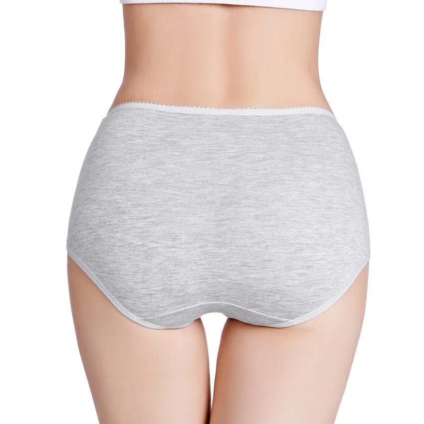  Showlu Fashion Store High Waist Underwear Cotton Panties Women's Abdomen Hip Lift Seamless Brief Body Shaping Pants Plus Size Slimming Underpant Lady