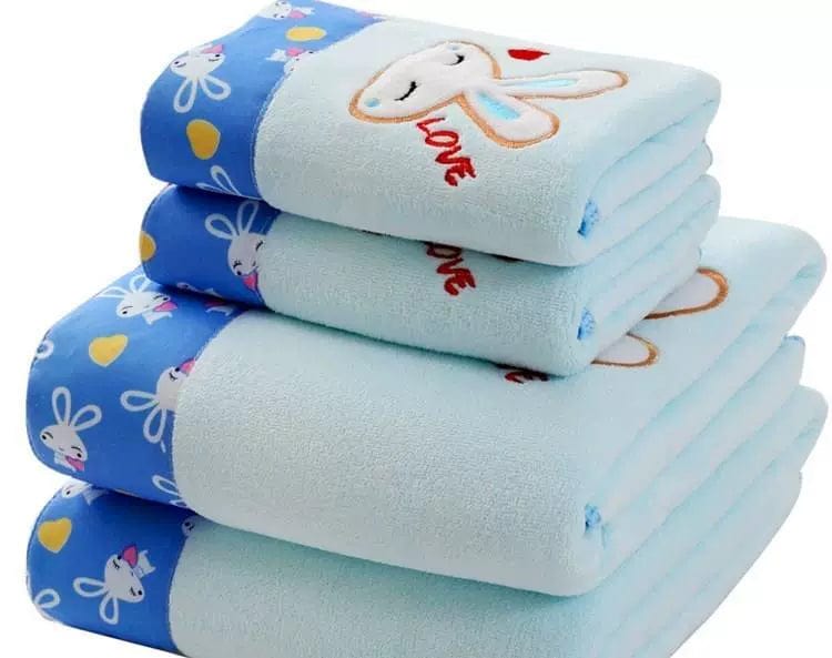 SHOWLU FASHION STORE Home Facecloth Bath Towel Suit Comfortable Soft and Thickened Face Cloth Water-Absorbing Quick-Drying Square Towel Gift Box Gift Gift