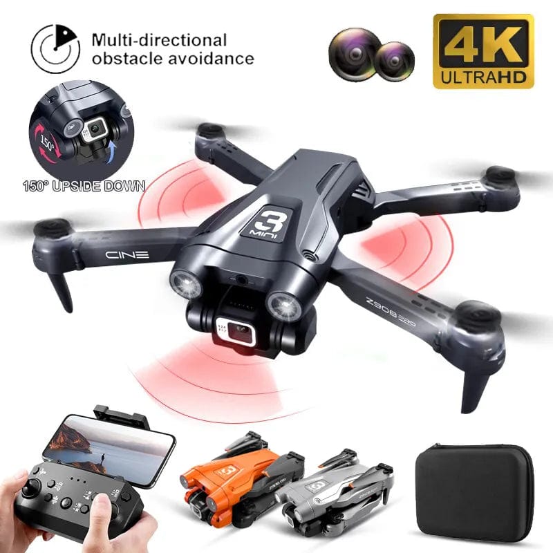  Showlu Fashion Store HOT Z908 Pro / MAX Mini Drone 4k Professional Camera 2.4G WIFI Obstacle Avoidance Helicopter Remote Control Quadcopter RC Toys