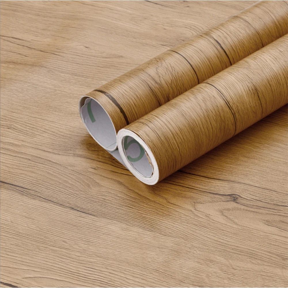 SHOWLU FASHION STORE HUANG  YE  MU / 40cm  x300cm PVC Waterproof Self Adhesive Wallpaper Wall in Rolls Furniture Cabinets Vinyl Decorative Film Wood Grain Stickers For Home Decor