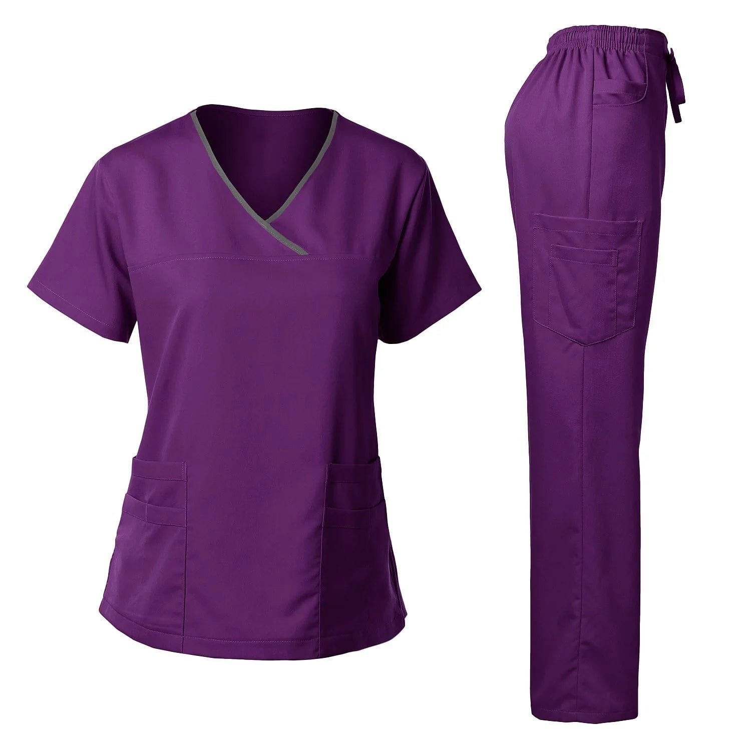 SHOWLU FASHION STORE I / XXL High Quality Hot Sale Hospital Uniform Wholesale Tops And Pants Medical Women Nursing Scrubs Uniforms Sets