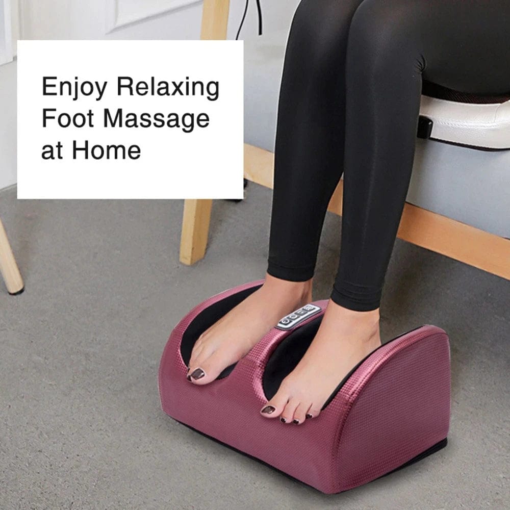 SHOWLU FASHION STORE Infrared Heating Foot Massager Rolling Shiatsu Calf Health Care Therapy Deep Tissue Muscles Relieve Fatigue Vibrator Machin