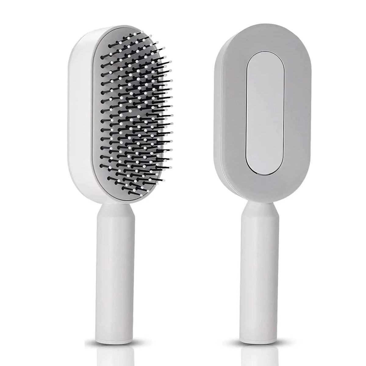  Showlu Fashion Store Ivory Self Cleaning Hair Brush, 3D Air Cushion Hair Brushes for Women, Airbag Massage Combs for Women, Hair Brush for Thick Hair