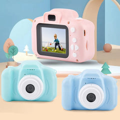  Showlu Fashion Store JNHPM4300660 New Pink Mini Children'S Cartoon Camera Photo Video Small Cartoon Mini Camera Boys Girls Birthday Gift Outdoor Toys