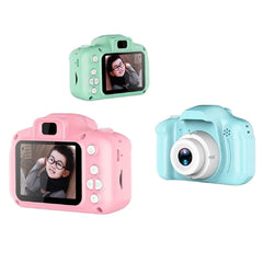  Showlu Fashion Store JNHPM4300660 New Pink Mini Children'S Cartoon Camera Photo Video Small Cartoon Mini Camera Boys Girls Birthday Gift Outdoor Toys