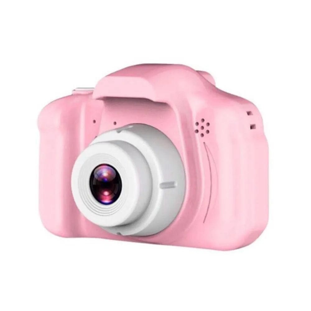  Showlu Fashion Store JNHPM4300660 New Pink Mini Children'S Cartoon Camera Photo Video Small Cartoon Mini Camera Boys Girls Birthday Gift Outdoor Toys