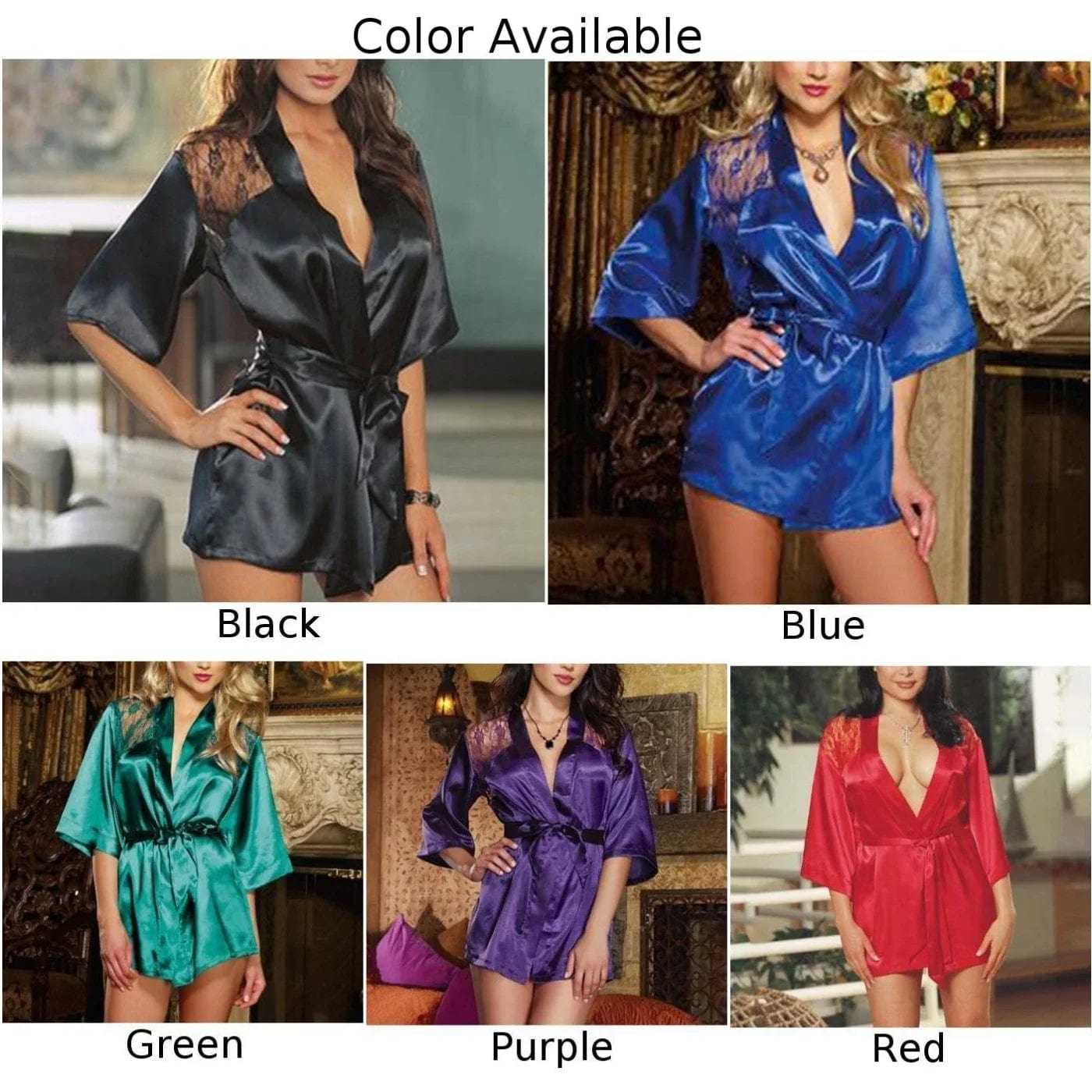 SHOWLU FASHION STORE Kimono Robe Bathrobe Women Bridesmaid Robes Autumn Sexy Solid Satin Nightgown Robes Female Home Dressing Gowns Pajamas Plus Size