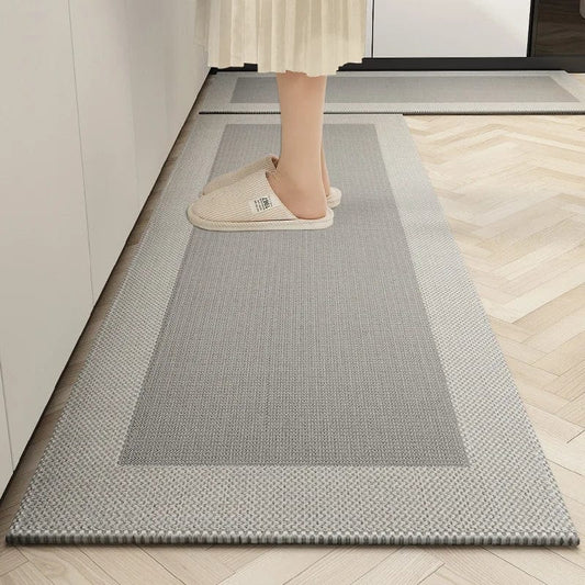 SHOWLU FASHION STORE Kitchen Floor Mat Oil-proof  Waterproof Wipeable Wash Free Long Strip Carpet Dirty-resistant Oil-absorbing Water-absorbing Rug