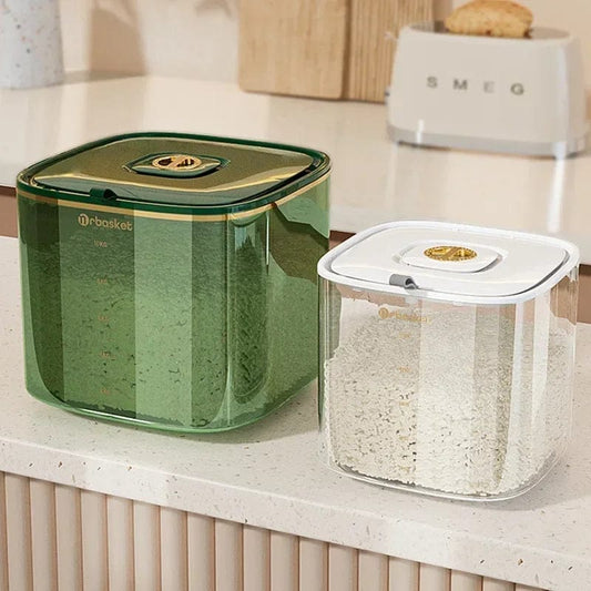  Showlu Fashion Store Kitchen Food Storage Containers Rice Bucket Insect and Moisture-proof Sealing Food Grade Flour Cereal Dog Food Storage Tank