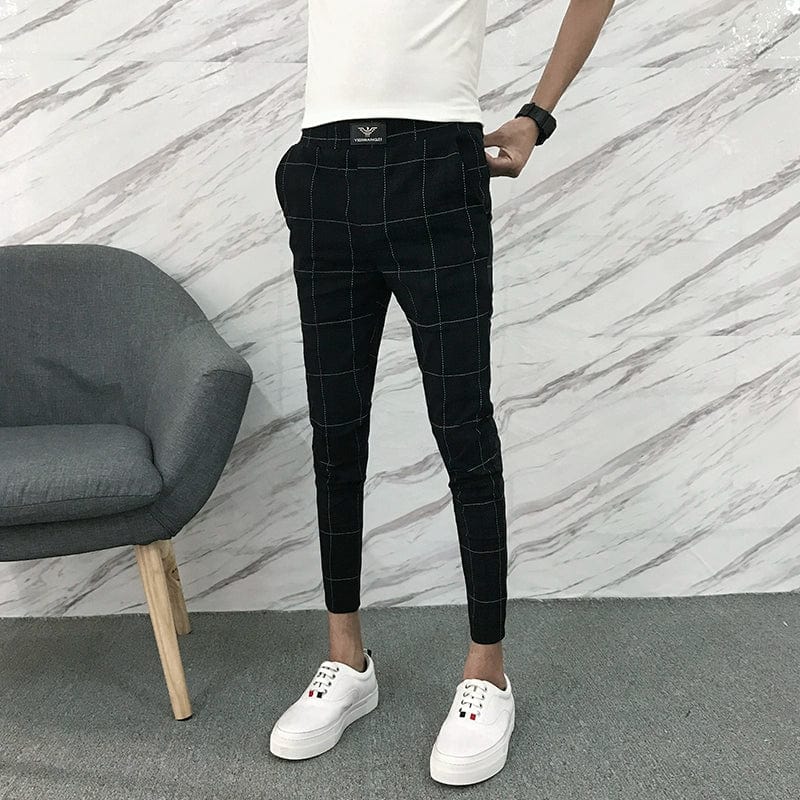  Showlu Fashion Store Kuaishou Cyber Celebrity Social Smart Guy Trendy Tight Pants