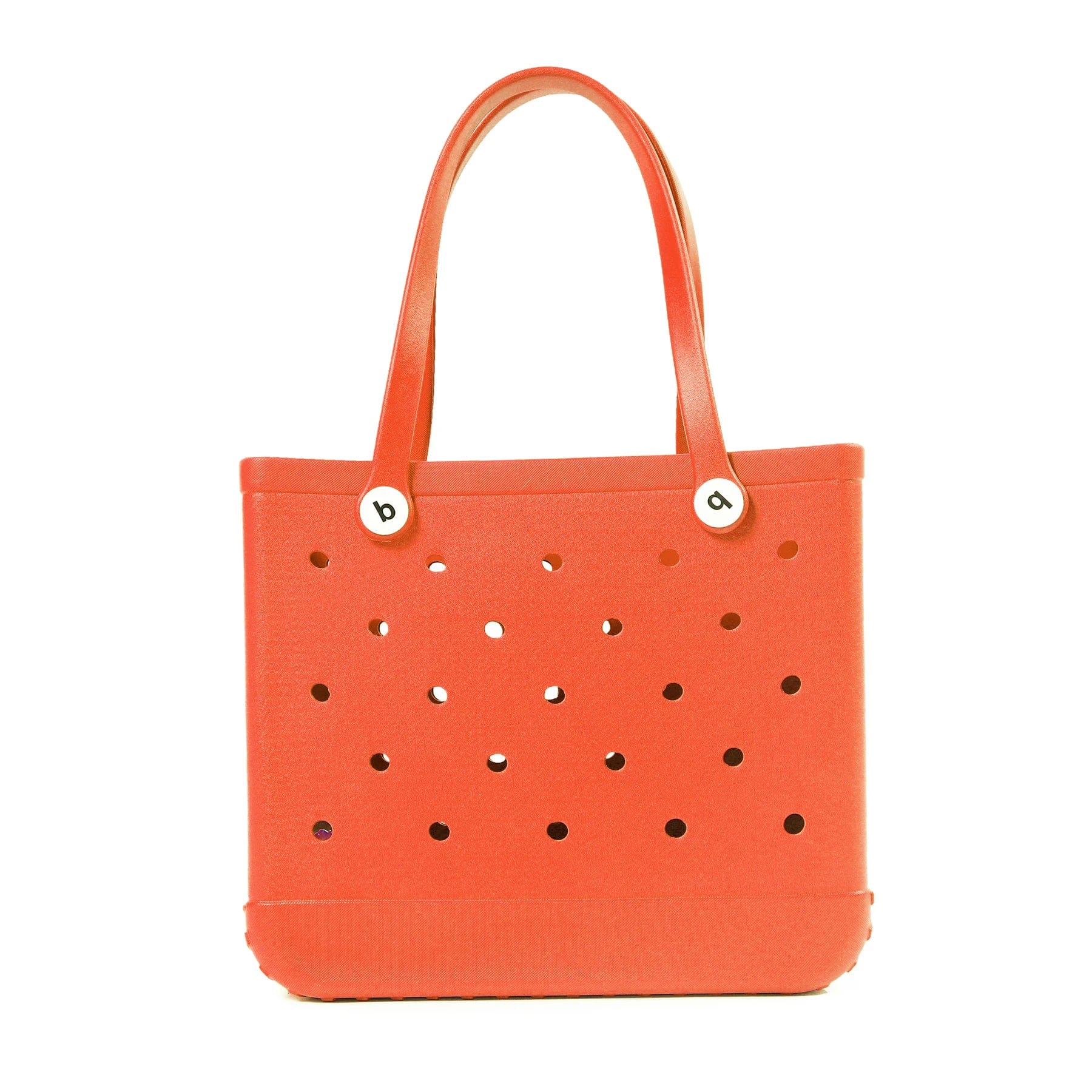 Showlu Fashion Store L orange Beach Bogg Bag Rubber Tote Bag Waterproof Travel Bag for Women Washable Tote Bag Handbag For Sports Beach Market Pool