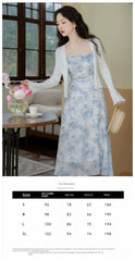 Showlu Fashion Store L / White sunscreen shirt + color skirt (two-piece) Age-Defying Sweet Set Cardigan Dress