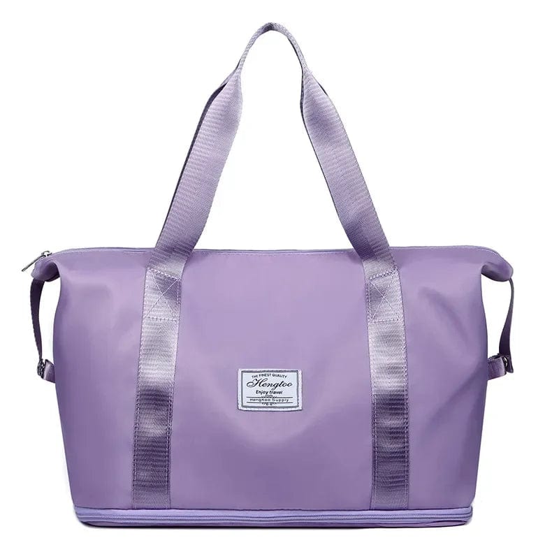  Showlu Fashion Store Lavender Travel Women's Wet and Dry Separation Training New Large Capacity Casual Yoga Fitness Bag