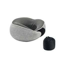 SHOWLU FASHION STORE LIGHT GRAY Travel Neck Pillow Travel Neck Cushion Durable U-shaped Travel Pillow Non-deformed Airplane Pillow