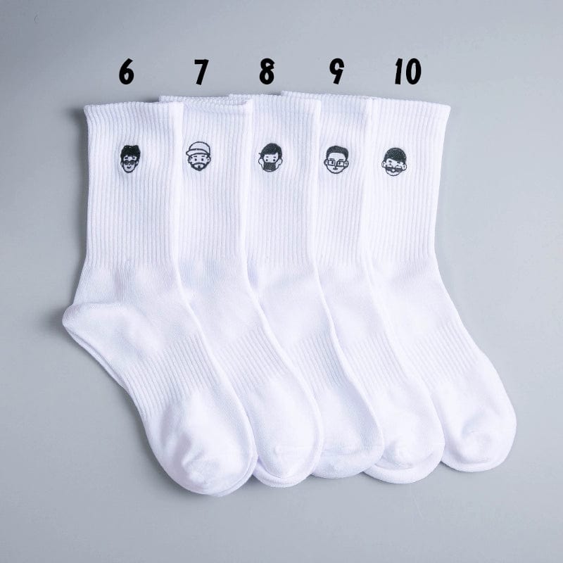  Showlu Fashion Store Long Cotton Sweat-Absorbent Women's Trendy Little Boys' Socks