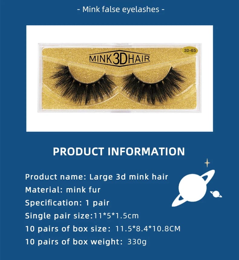 Showlu 3D Mink Eyelashes with cotton band, natural winged style, handmade, high-quality, 15-20mm short and long lash lengths.