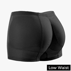  Showlu Fashion Store Low Waist-Black / L Hip Enhancer Hip Butt Cushion Hips Cushion Padded Panties Control Panties Butt Lifting Lifter Buttock Mesh Little Hole