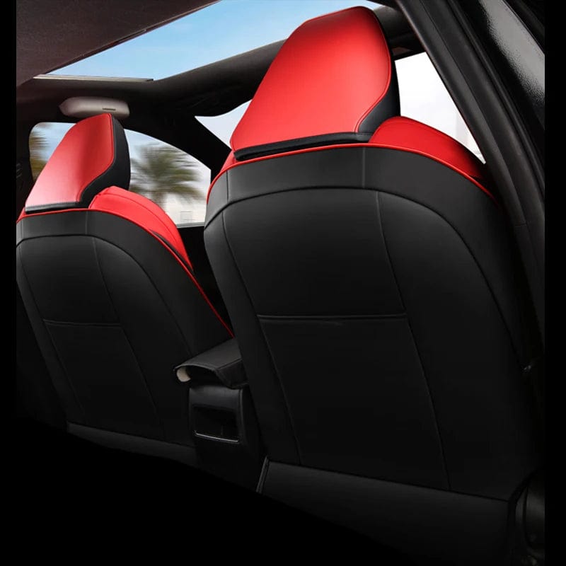  Showlu Fashion Store Luxury Full Set Car Seat Cover For Select Toyota Corolla Gasoline/Hybrid 2020-2024 Faux Leather Custom  Seat Cushion Auto Parts