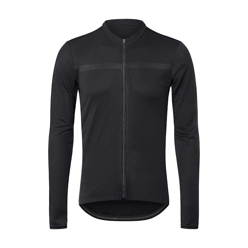 Showlu Fashion Store M / Quick-drying breathable sweat-wicking black long sleeve 23 Cycling Clothing Men's Bicycle Spring and Summer Long Sleeves Quick-Drying Breathable Road Bike Riding Jacket Mountain Bike Clothes