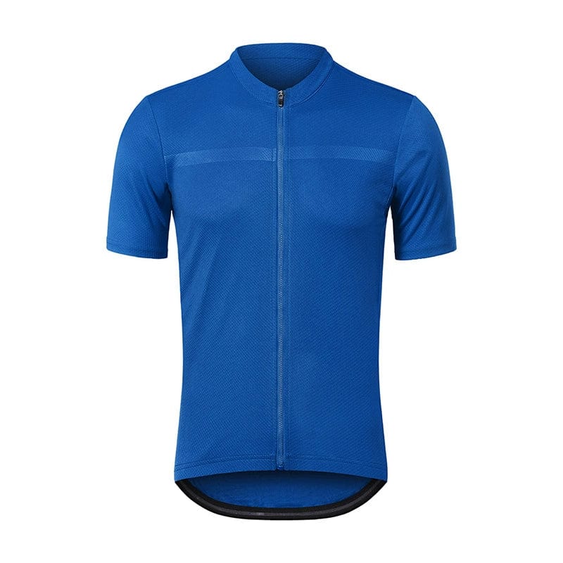 Showlu Fashion Store M / Quick-drying breathable sweat-wicking color blue short sleeves 23 Cycling Clothing Men's Bicycle Spring and Summer Long Sleeves Quick-Drying Breathable Road Bike Riding Jacket Mountain Bike Clothes