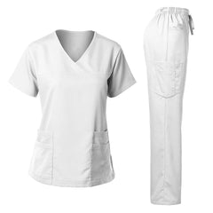 SHOWLU FASHION STORE M / XXL High Quality Hot Sale Hospital Uniform Wholesale Tops And Pants Medical Women Nursing Scrubs Uniforms Sets