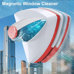 SHOWLU FASHION STORE Magnetic Window Cleaner Brush Double-Side Automatic Water Discharge Wiper Glass Window Brush Cleaning Household Tools Cleaning