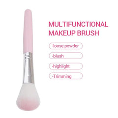  Showlu Fashion Store Makeup Brush Loose Powder Brush Face Blush Contouring Highlighter Shadow Brush Soft Bristles Multi-use Beauty Makeup Tool