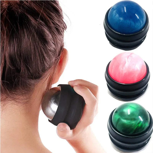 SHOWLU FASHION STORE Manual Massage Roller Ball Massager Body Pain Relief  Therapy Foot Back Waist Hip Relaxer Stress Release Muscle Relaxation