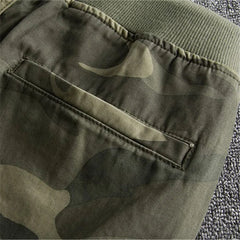 SHOWLU FASHION STORE Men Camouflage Shorts Casual Elastic Waist Comfort Loose Jogging Pants Cotton Cargo Gym Running Shorts Beach Pants