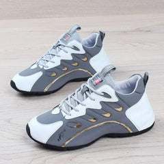 SHOWLU FASHION STORE Men New Fashion Casual Sneakers for Light Soft Breathable Vulcanize Shoes High Quality Soft Leather Sneakers Zapatillas De Mujer