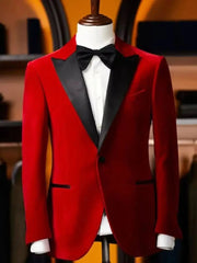 SHOWLU FASHION STORE Men's dress suit wedding banquet bridegroom best man dress suit performance Suit Tuxedo Suit