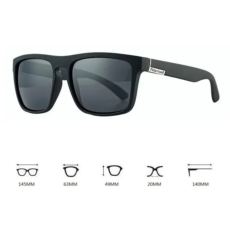 Showlu Fashion Store LAOTING.JIANG polarized square sunglasses for men and women, vintage design, UV400 protection, stylish driving eyewear.