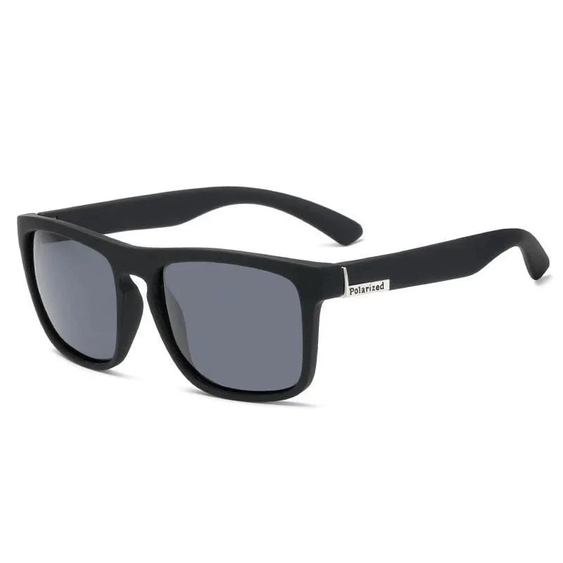 Vintage polarized square sunglasses by LAOTING.JIANG, UV400 protection, stylish driving eyewear for men and women.