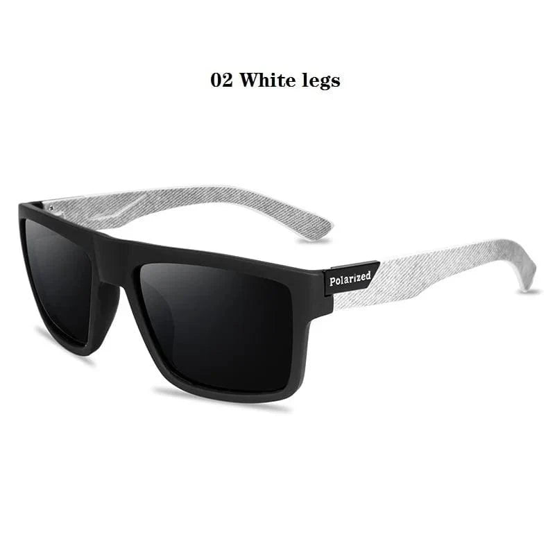 Showlu Fashion Store polarized square sunglasses for men and women, vintage UV400 driving eyewear with modern design.