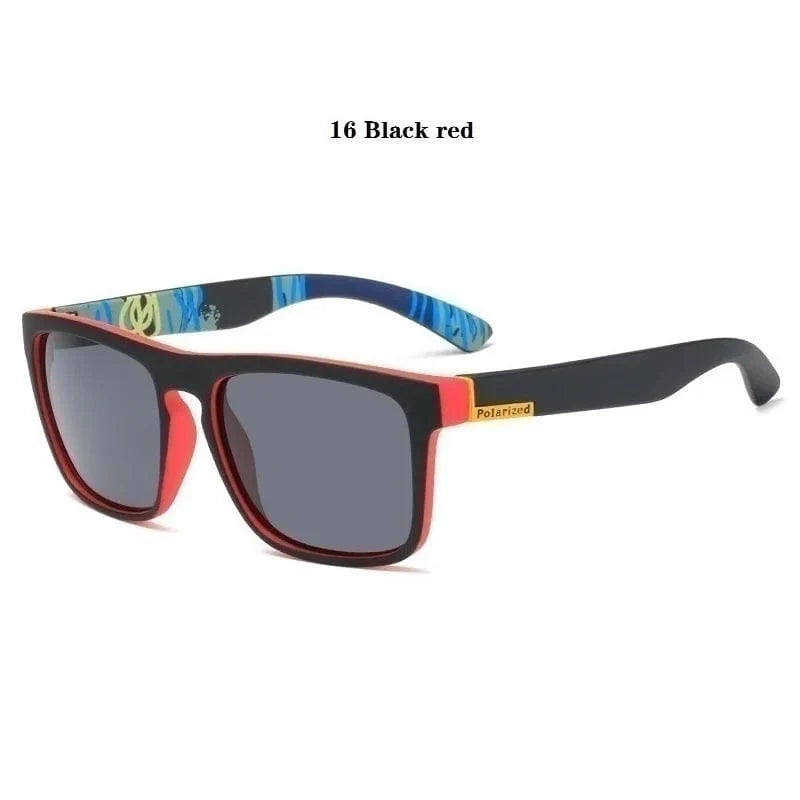 Showlu Fashion Store polarized square sunglasses with vintage design, UV400 protection, suitable for men and women for driving and style.