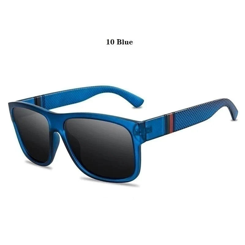 Showlu Fashion Showlu men's and women's polarized vintage square sunglasses with UV400 protection, ideal for driving and stylish sunwear.