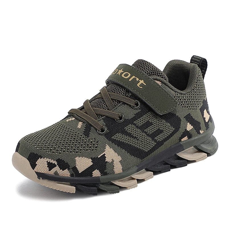  Showlu Fashion Store MiCai Green -L276 / 27 / China Trend Kids Running Shoes Children Boys Walking Shoes Outdoor Camouflage Mesh Knitting Boys Jogging Sneakers zapatillas niño