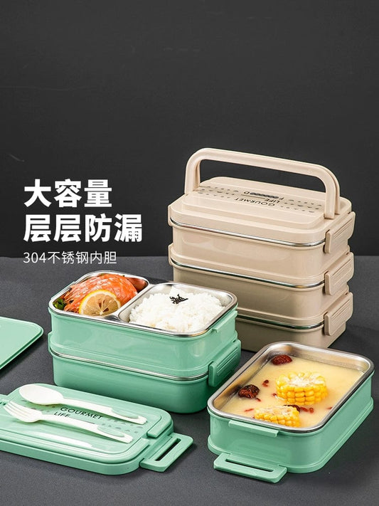  Showlu Fashion Store Multi-Layer Insulated Lunch Box