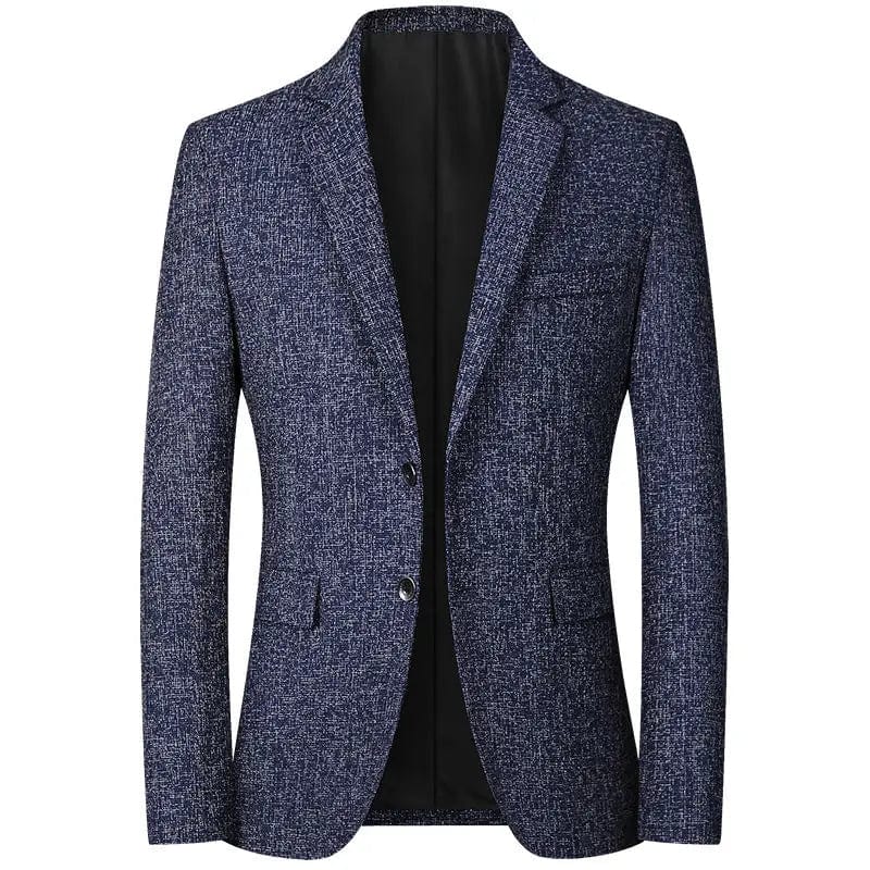  Showlu Fashion Store Navy Blue / M New Blazers Men Fashion Slim Casual Suits Coats Solid Color Business Suits Jackets Men's Blazers Tops Brand Mens Clothing 2022