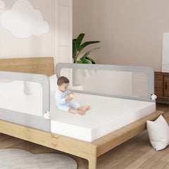 SHOWLU FASHION STORE New Arrival Bed Rail Guard for Baby Crib Rails No-assembly Bed Protective Barrier for Kids Safe Fence