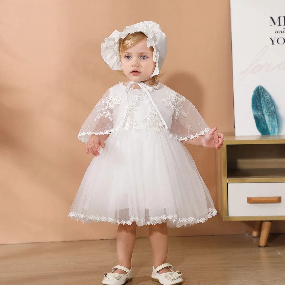  Showlu Fashion Store New Baby Christening Gowns Infant Baby Girl Baptism Wear Baby Girl Clothes Summer Dresses Baby Girl Wedding Dress Baby